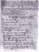 2. Handschriftscan – Eigenarrangement des Musikstücks der Musikgruppe Pod Budą „Smutna piosenka retro” von Łukasz Pietrzak.