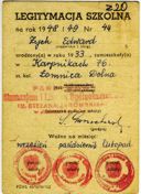 5. Schulausweis, Jahr 1948