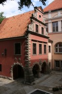 Kopia domu kupieckiego von Buchsów przy Hirschberger Ring 22 w Muzeum Karkonoskim.