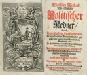 Christian Weise, Politischer Redner; zbiory cyfrowe Uniwersytetu Marcina Lutra w Halle i Wittenberdze.