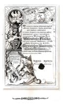 25. Dyplom Honorowego Obywatela Miasta Chełmna przyznany Walentemu Fiałkowi, 6 września 1926 r.