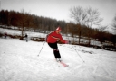 20. Skifahren in Böhmen 2000.