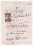 Świadectwo ukończenia III klasy Szkoły Powszechnej we Lwowie.