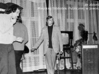 198x-59  Lata 80-te  Jawor, Teatr Miejski  Jam Session     Od lewej: Maciej Wołujewicz, Tadeusz Dobosz