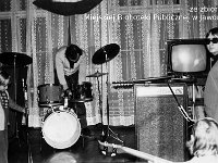 198x-60  Lata 80-te  Jawor, Teatr Miejski  Jam Session     Od lewej: Romuald Wesołowski, Ryszard Jaśpiński