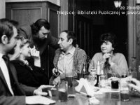 198x-76  Lata 80-te  Jawor, kawiarnia "Ratuszowa", Rynek   Jam Session      Andrzej Laszczyk, (?), Romuald Wesołowski, Jerzy Osolinsz, Janina Osolinsz
