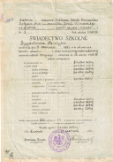 2. Świadectwo ze szkoły podstawowej, 1936, z archiwum prywatnego.