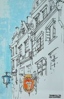 'Architektura'', 2004, technika mieszana, 50x70.