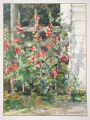 ''Malwy'', 1987, akwarela, 34x46.