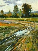 ''Po burzy'', 2003, olej, 30x40.