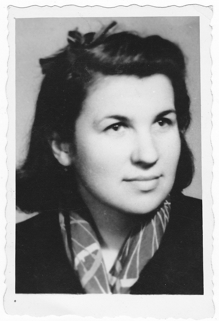 Eugenia Magdziarz tuż po wojnie