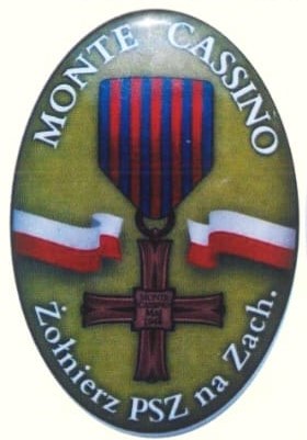 19. Znaczek - Monte Cassino. Żołnierz PSZ na Zach. 19. Znaczek - Monte Cassino. Żołnierz PSZ na Zach.