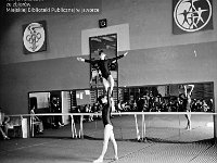 1987-26  Marzec 1987  Jawor, hala gimnastyczna Miejskiego Klubu Sportowego "Victoria" przy Szkole Podstawowej nr 5 w Jaworze, ul. Armii Radzieckiej (obecnie ul. Piłsudskiego)   Międzynarodowy Turniej w Akrobatyce Sportowej