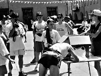 1996-43  8 czerwca 1996  Jawor, Rynek  II Półmaraton Jaworski o Puchar Burmistrza Jawora    W tle fragment Teatru Miejskiego i wschodniej części pierzei południowej