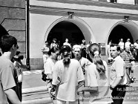 1996-62  8 czerwca 1996  Jawor, Rynek  II Półmaraton Jaworski o Puchar Burmistrza Jawora    W tle fragment pierzei zachodniej