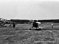 1987-18  6 czerwca 1987 r.  Stary Jawor. Łąki przy Nysie Szalonej  Zawody modeli latających      ŚmigŁowiec i samolot z Areoklubu Lubin