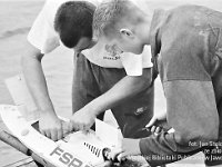 1997-03  czerwiec 1997 r.  Jawor, ulica Mysliborska 27. Zalew Jawornik  Międzynarodowe Grand Prix Polski Modeli Pływających klasy FSR-V