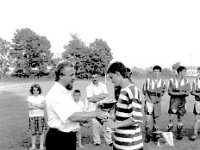 1994-18  1994  Jwor, Parkowa 8, stadion miejski  II Międzynarodowy Turniej Piłkarski o puchar  Burmistrza m. Jawora i Ziemi Jaworsko-Bolkowskiej    Turniej zawodników do lat 18. W rozgrywkach zaplanowano udział zawodników z Francji(A.S. Maroeuill), Czech ( reprezentacja okręgu Nachod), Chrobry Głogów, Amico Lubin, Ślęza Wrocław, reprezentacja juniorów byłego powiatu jaworsjiegooraz gospodarze Kuźnia ŚJawor. Wygrali juniorzy klasy międzyokręgowej jaworskiej Kużni pod wodzą trenera Zbigniewa Bieli.