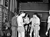 1988-06  1988  Jawor, ul. Kościuszki 8.  I liceum Ogólnokształcące im. Księcia Bolka I   Klub Sportowy Transportowiec      Od lewej Leszek Chrzanowski, (..), Andrzej Najwer, Ryszard Skwarek, (..),