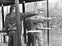 1992-06  październik  1992 r.  Grzegorzów. Strzelnica Ligii Obrony Kraju  Międzyzakładowe zawody strzeleckie