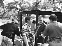 1993-21  10  lipca 1993 r.  Grzegorzów. Strzelnica LOK  Zawody      Zawody strzeleckie zorganizowane przez Komendę Rejonową Policji w Jaworze.  Zawody w strzelaniu z pistoletu wz 33, startowały drużyny składające się z pracowników instytucji i zakładów jaworskich,