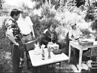 1993-57  10  lipca 1993 r.  Grzegorzów. Strzelnica LOK  Zawody      Zawody strzeleckie zorganizowane przez Komendę Rejonową Policji w Jaworze.  Zawody w strzelaniu z pistoletu wz 33, startowały drużyny składające się z pracowników instytucji i zakładów jaworskich.
