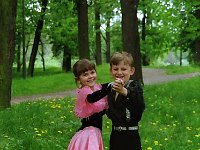 1995-55  1995 r.  Jawor, Park Miejski  Jaworski Klub Taneczny Roman