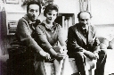 Józef Gielniak with his wife Grażyna and Stanisław Witz, 1962.