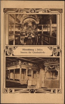 Hirschberg i. Schles. Inneres der Gnadenkirche [Dokument ikonograficzny]