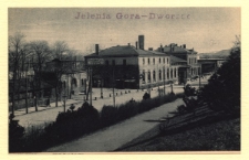 Hirschberg i. Schl. Der Bahnhof [Dokument ikonograficzny]