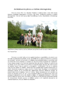 Architektura krajobrazu w Kotlinie Jeleniog&oacute;rskiej [Dokument elektroniczny]