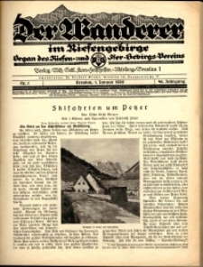 Der Wanderer im Riesengebirge, 1928, nr 1