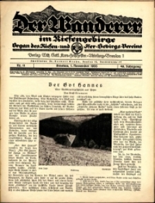 Der Wanderer im Riesengebirge, 1928, nr 11