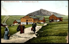 Riesengebirge, Die Weissenbaude 1410 m ü. M. [Dokument ikonograficzny]