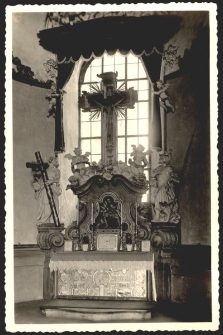 Grüssau i. Schl. - Marienkirche. Kreuzaltar mit Vesperbild [Dokument ikonograficzny]