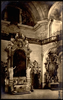 Grüssau / Abteikirche: "Blick ins Seitenschiff" [Dokument ikonograficzny]