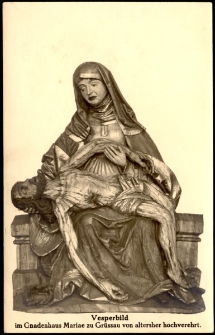 Vesperbild im Gnadenhaus Mariae zu Grüssau von alterscher hochverehrt. [Dokument ikonograficzny]