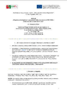 Biogramy jeleniogórzan w początkach doby nowożytnej (1500-1800) - propozycje dla poszukiwań w sieci [Dokument ikonograficzny]