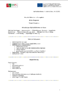 dLibra Programm [Dokument elektroniczny]