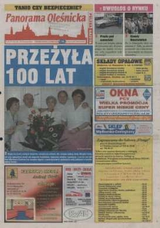 Panorama Oleśnicka: tygodnik Ziemi Oleśnickiej, 2002, nr 66 (731)