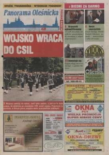 Panorama Oleśnicka: tygodnik Ziemi Oleśnickiej, 2002, nr 83 (748)