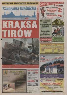 Panorama Oleśnicka: tygodnik Ziemi Oleśnickiej, 2002, nr 85 (750)