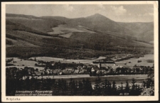 Schmiedeberg i. Riesengebirge Gesamtansicht mit Schneekoppe [Dokument ikonograficzny]