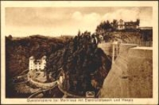 Queisstalsperre bei Marklissa mit Elektrizitätswerk und Hospiz [Dokument ikonograficzny]