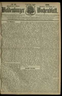 Waldenburger Wochenblatt, Jg. 34, 1888, nr 10