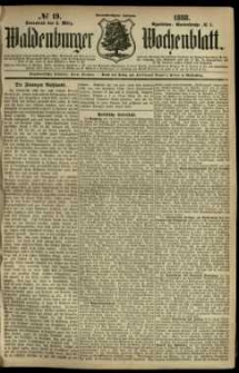 Waldenburger Wochenblatt, Jg. 34, 1888, nr 19