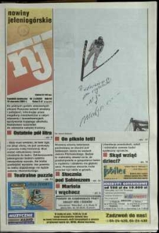 Nowiny Jeleniogórskie : tygodnik społeczny, R. 44, 2001, nr 3 (2222)