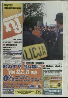 Nowiny Jeleniogórskie : tygodnik społeczny, R. 44, 2001, nr 21 (2240)