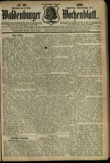Waldenburger Wochenblatt, Jg. 34, 1888, nr 38