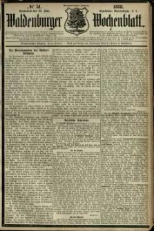 Waldenburger Wochenblatt, Jg. 34, 1888, nr 51